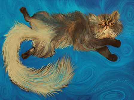 Swirly Cat
